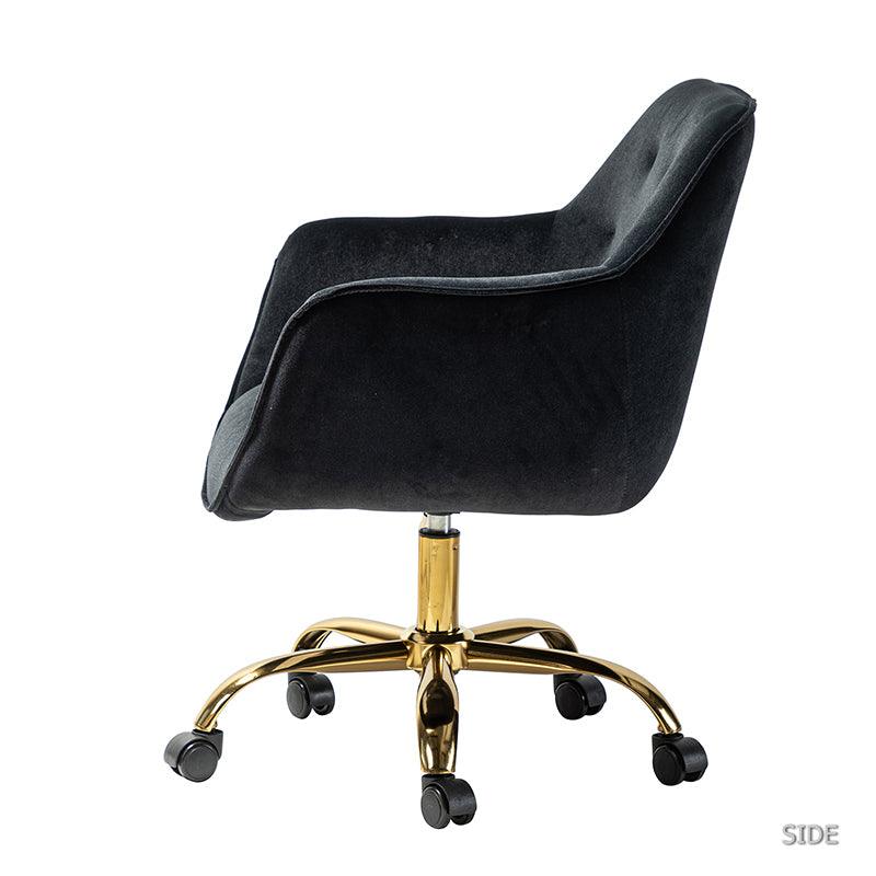 Jovida Velvet Tufted Office Chair