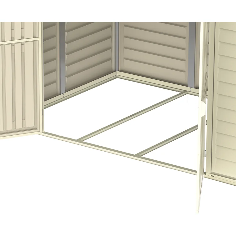 8 Ft. W x 8 Ft. D Plastic Storage Shed