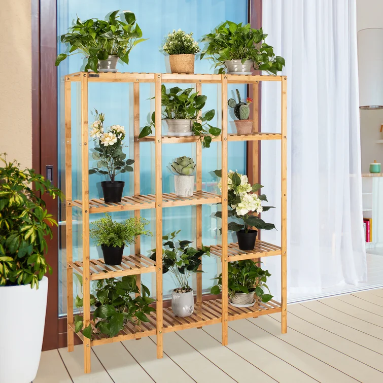 45'' W Solid Wood Shelving Unit