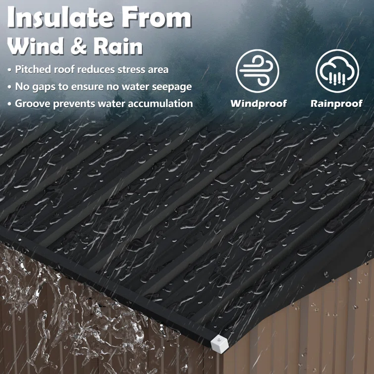 Outdoor Metal Storage Shed