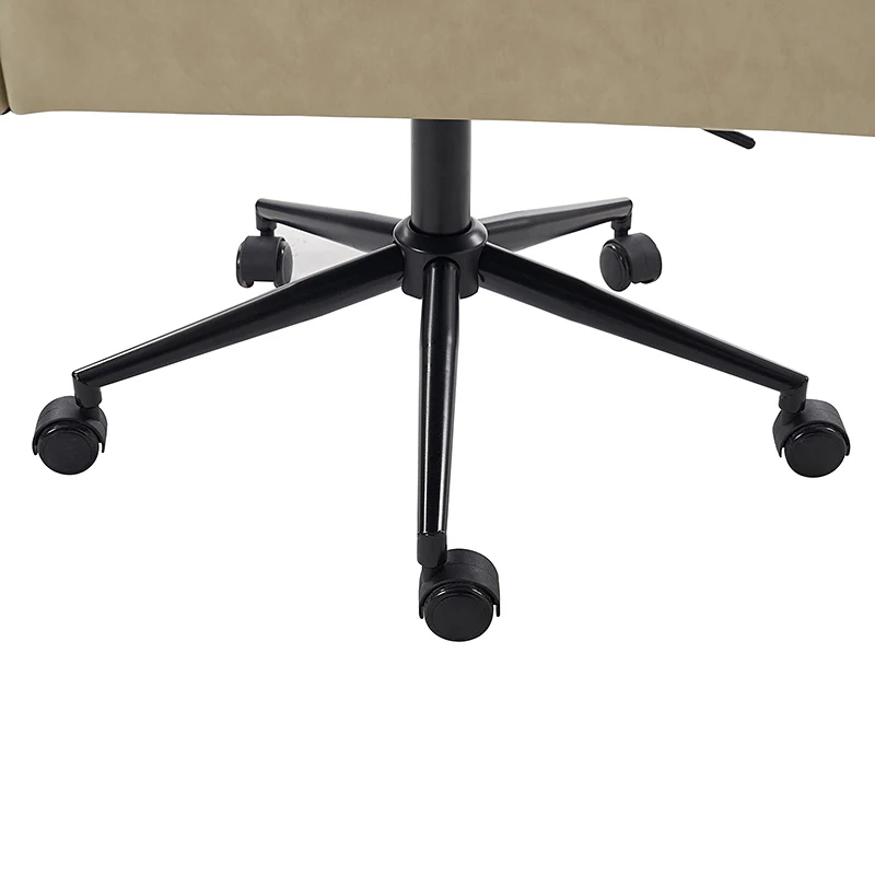 Fabius Mid-Century Modern Height-Adjustable Swivel Office Chair