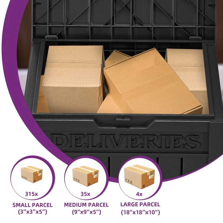 Balconera 51-Gallon Mailbox Storage Deck Box