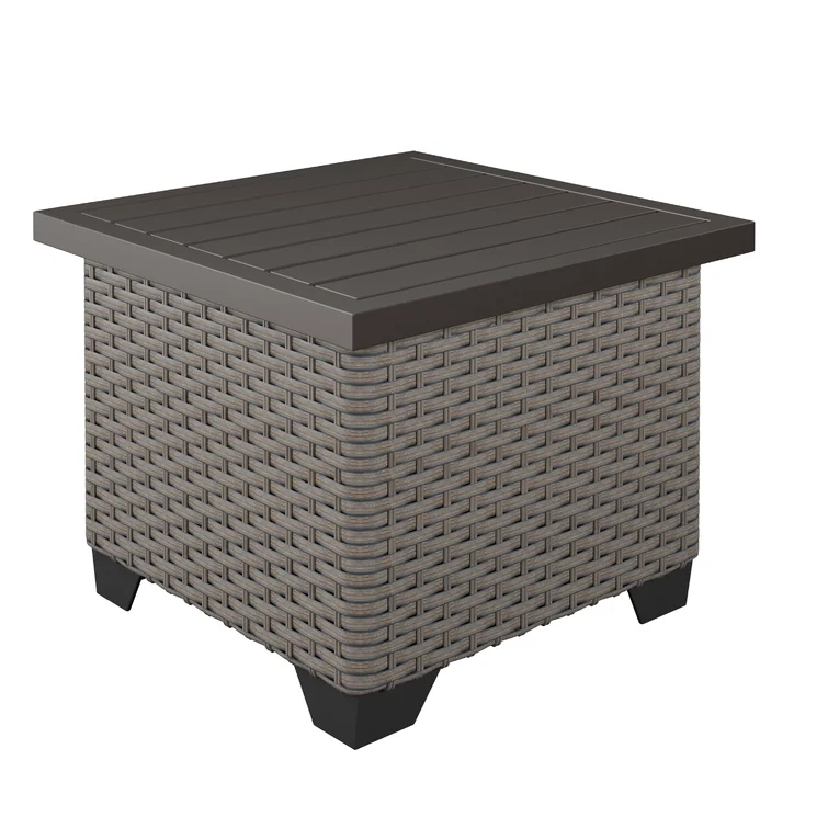 Amjad 8 Piece Rattan Seating Group with Sunbrella Cushions
