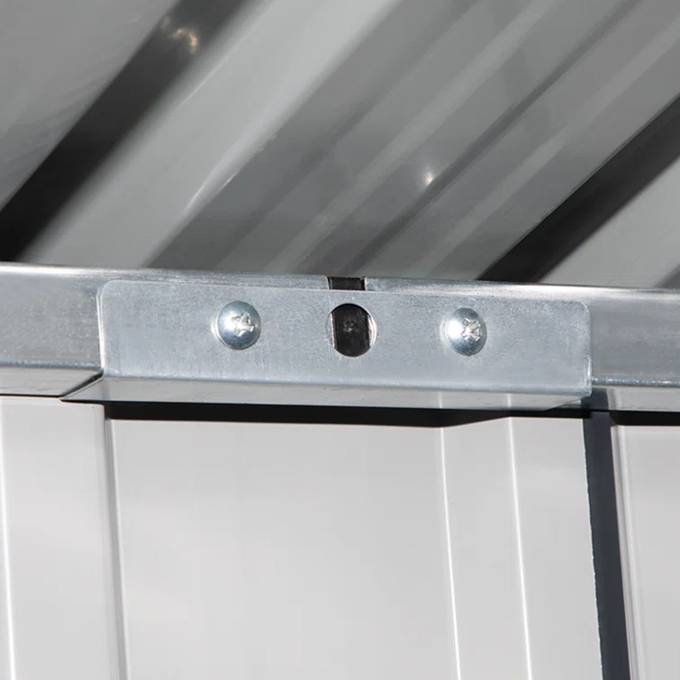 8 ft. W x 6 ft. D Metal Garage Shed
