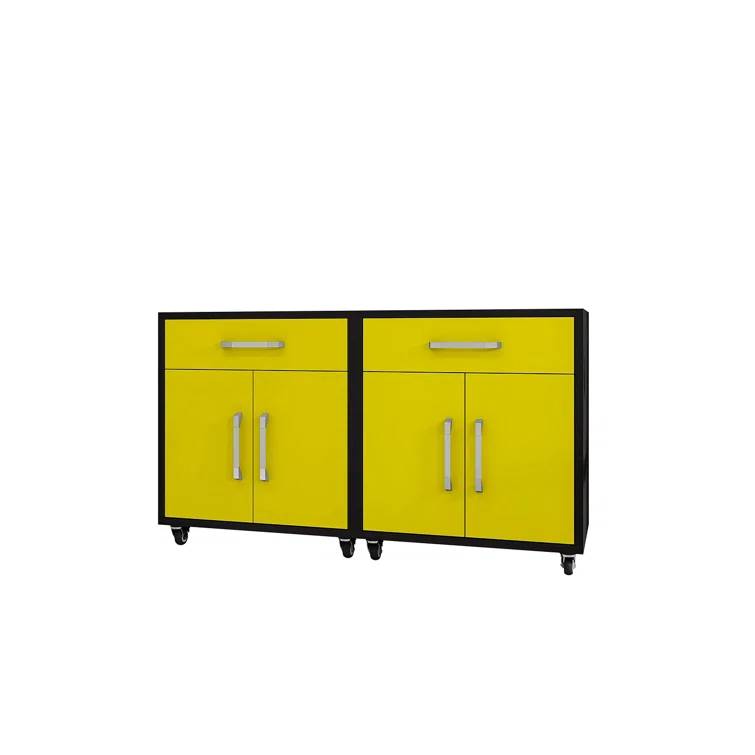 Aseem 2 Piece Single Storage Cabinet ( 34.41'' H x 56.7'' W x 17.72'' D)<!-- --> <!-- -->(Set of 2)