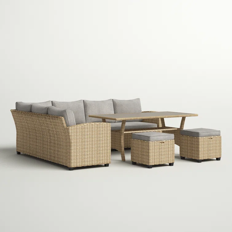 Jett 6 - Person Outdoor Seating Group with Cushions