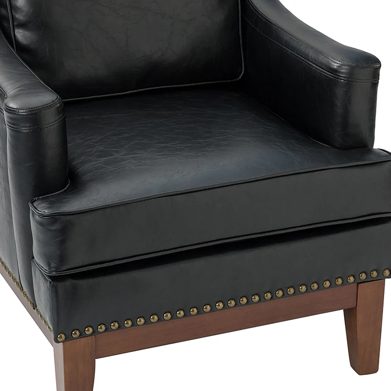Christoph Vegan Leather Armchair