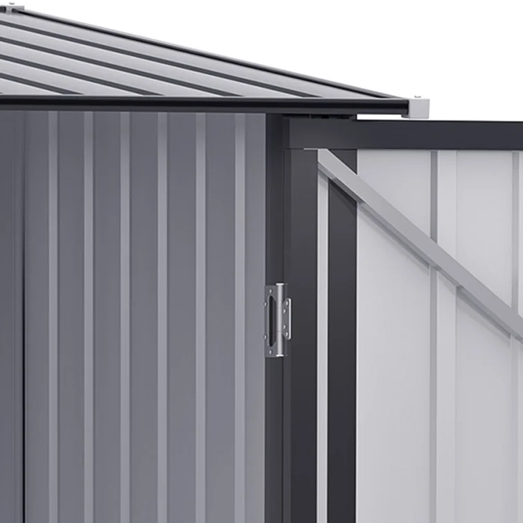 3 ft. 3 in. W x 3 ft. 4 in. D Galvanized Steel Lean-To Tool Shed