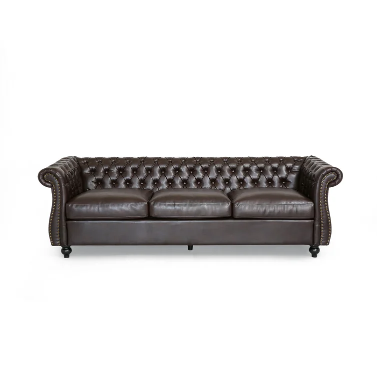Glidden Faux Leather Sofa