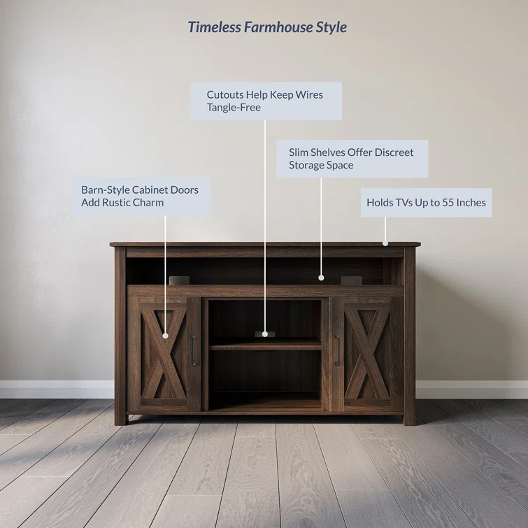 Bolton 47.65'' W TV Stand Media Console