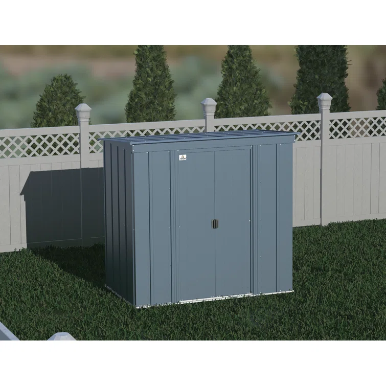 Arrow 6 ft. W x 4 ft. D Metal Tool Shed