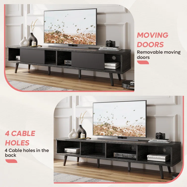 Carlei 70 inch TV Stand for TVs up to 75