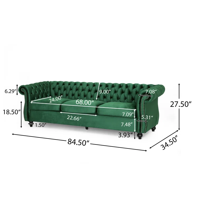 Glidden 84.5'' Upholstered Sofa