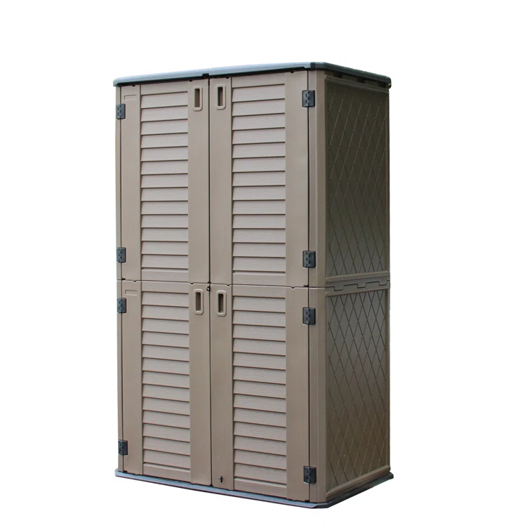 4 ft. W x 4 ft. D Metal Tool Shed