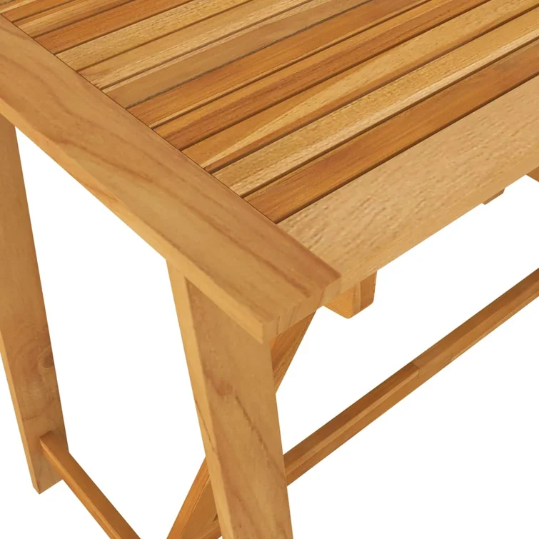 Patio Bar Table and Stools Set with Cushions