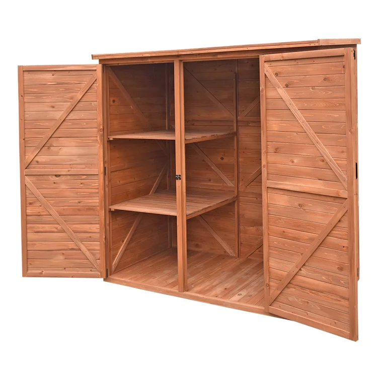 6 ft. W x 3 ft. D Solid Wood Lean-to Storage Shed
