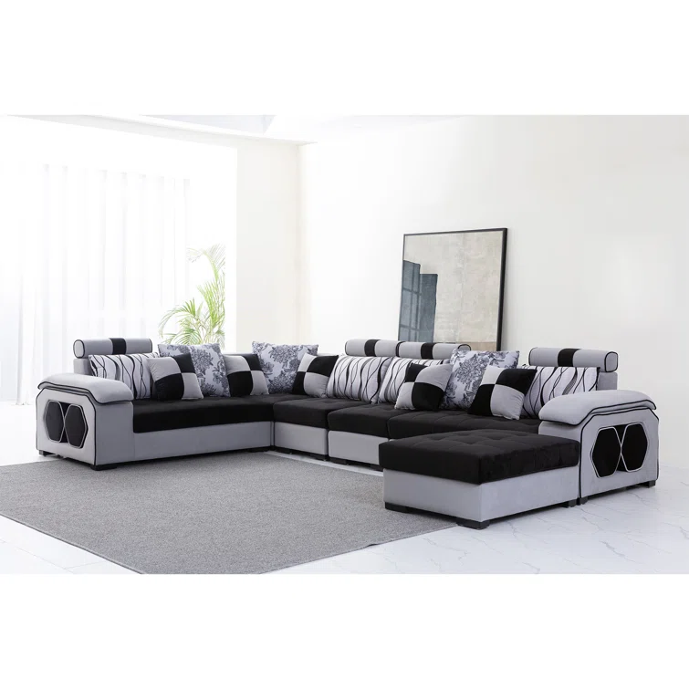Arvella 10 - Piece Slipcovered Sectional