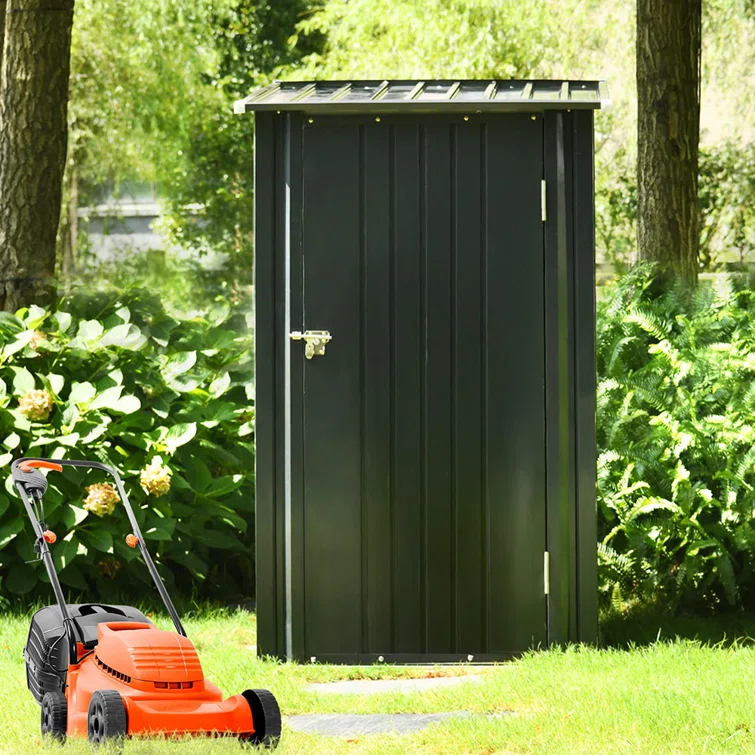 3 ft. W x 3 ft. D Metal Storage Shed