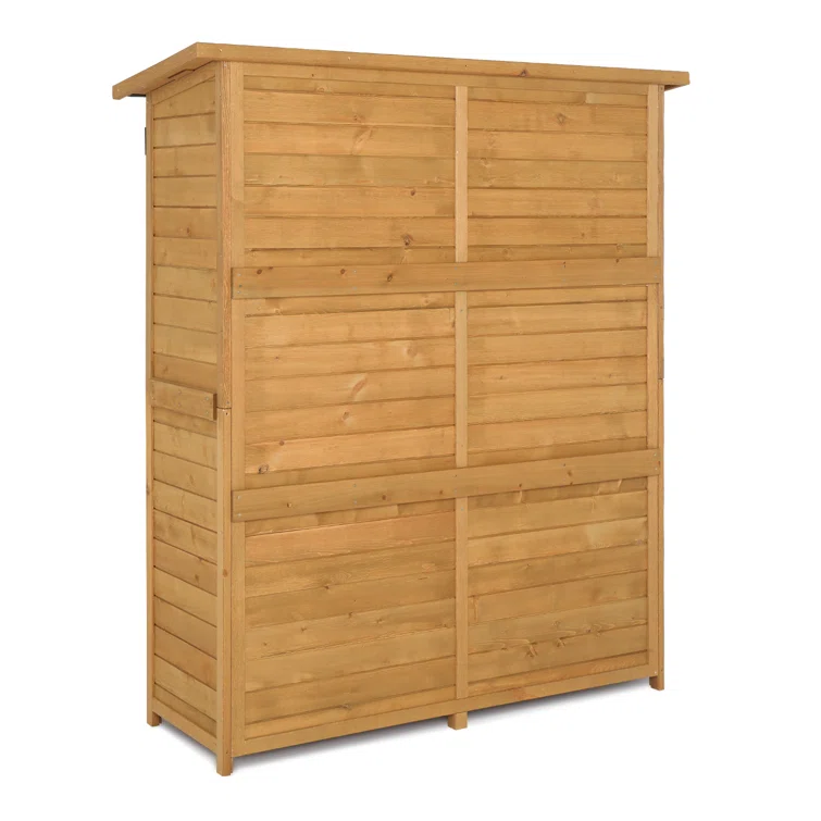 4. ft. 59 in. W x 1 ft. 64in. D Solid Wood Lean-To Tool Shed