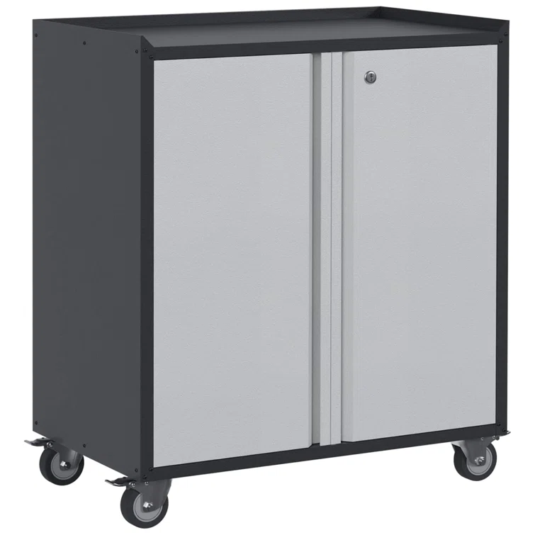 Steel Single Storage Cabinet ( 31.39'' H x 30.31'' W x 18.11'' D)