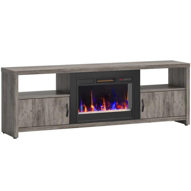 Brahma 70 inch Fireplace TV Stand for TVs up to 75