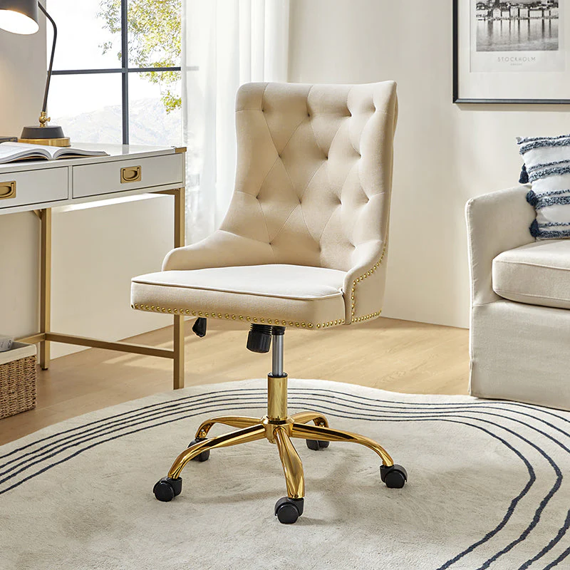 Adega Velvet Adjustable Office Chair