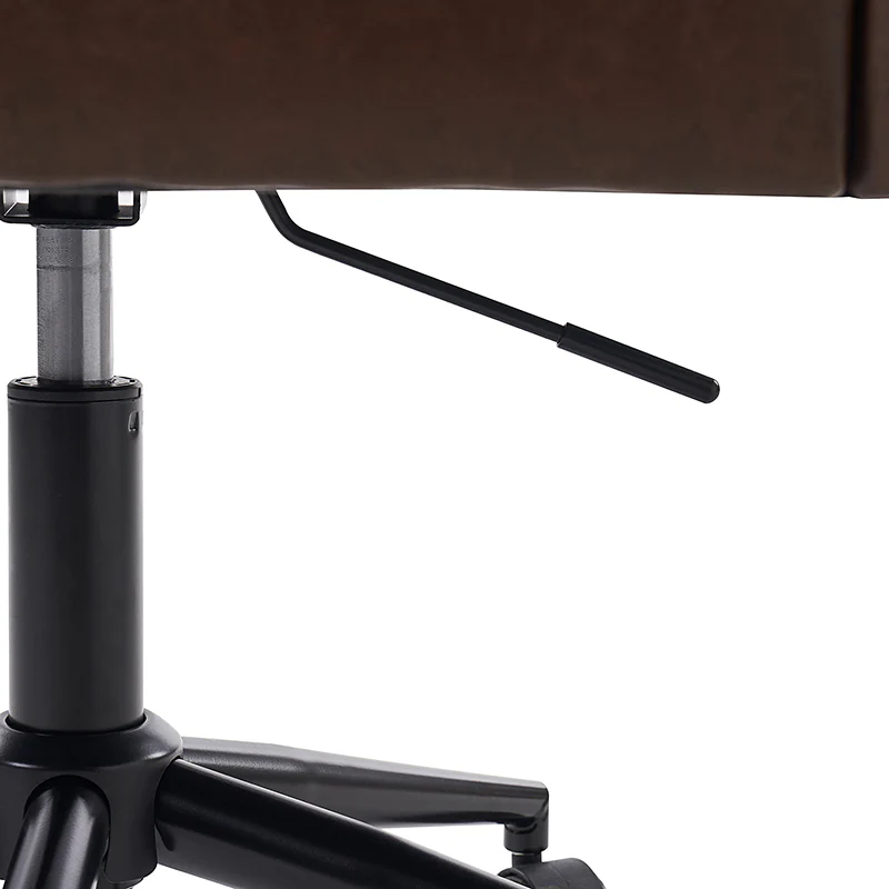 Fabius Mid-Century Modern Height-Adjustable Swivel Office Chair