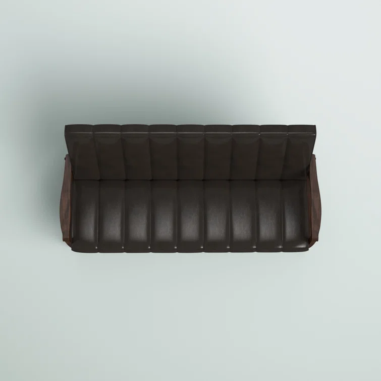 Alonah 63.98'' Faux Leather Sofa