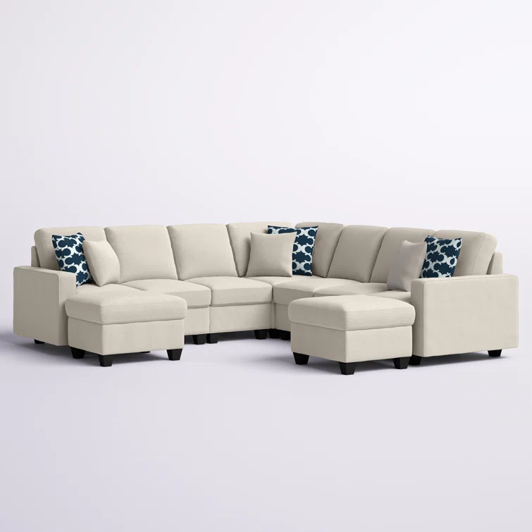 Aracena 9 - Piece Upholstered Sectional