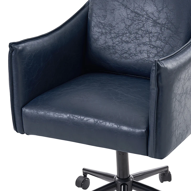 Fabius Mid-Century Modern Height-Adjustable Swivel Office Chair