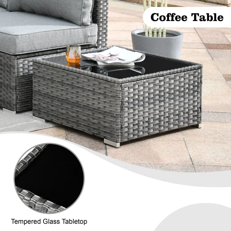 Aliva 6 - Person Outdoor Seating Group with Cushions