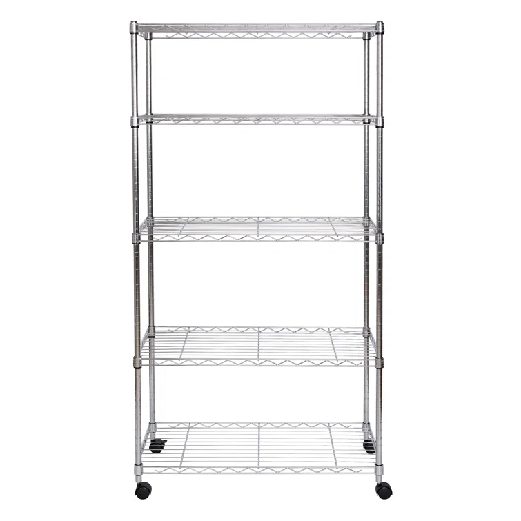 30" W 5-Tier Steel Shelvings