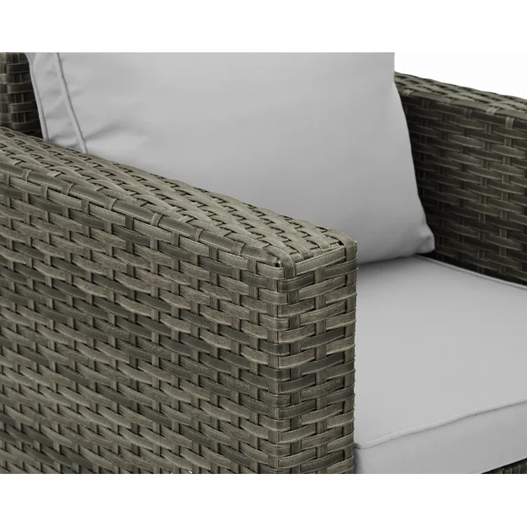 Caydan 5 - Person Outdoor Seating Group with Cushions