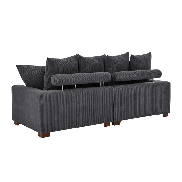Benzant 89'' Corduroy Sofa