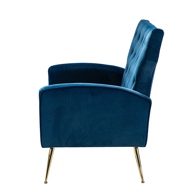 Amira Velvet 3-Piece Living Room Set