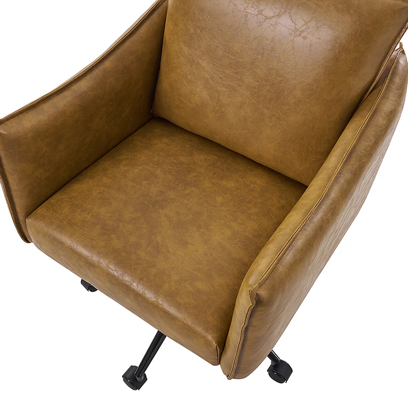 Fabius Mid-Century Modern Height-Adjustable Swivel Office Chair