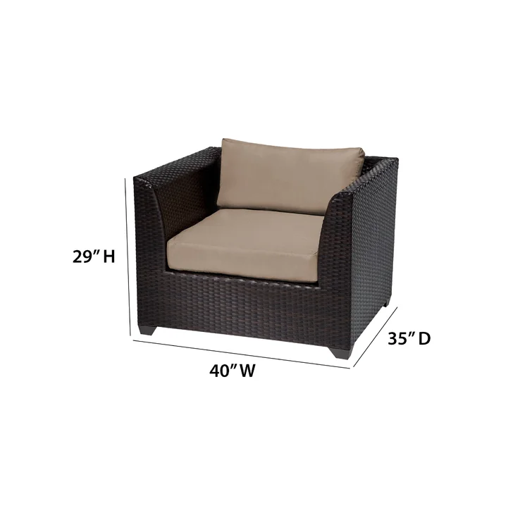 Anastase 12 Piece Wicker Outdoor Sectional Seating Group with Storage Coffee Table and End Tables