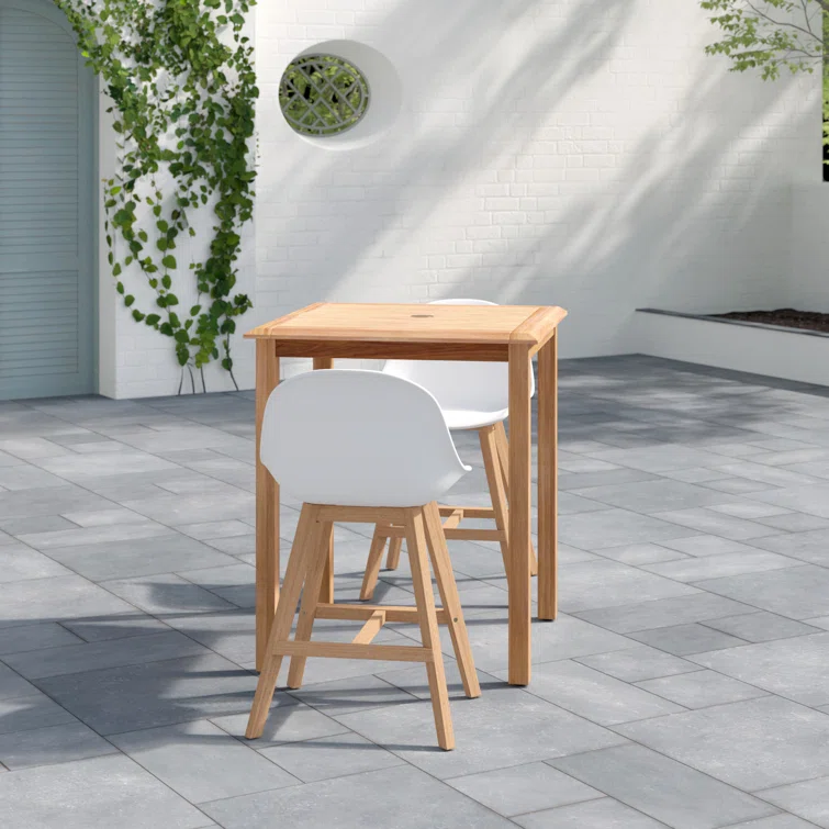 Anautica 2 - Person Square Outdoor Dining Set