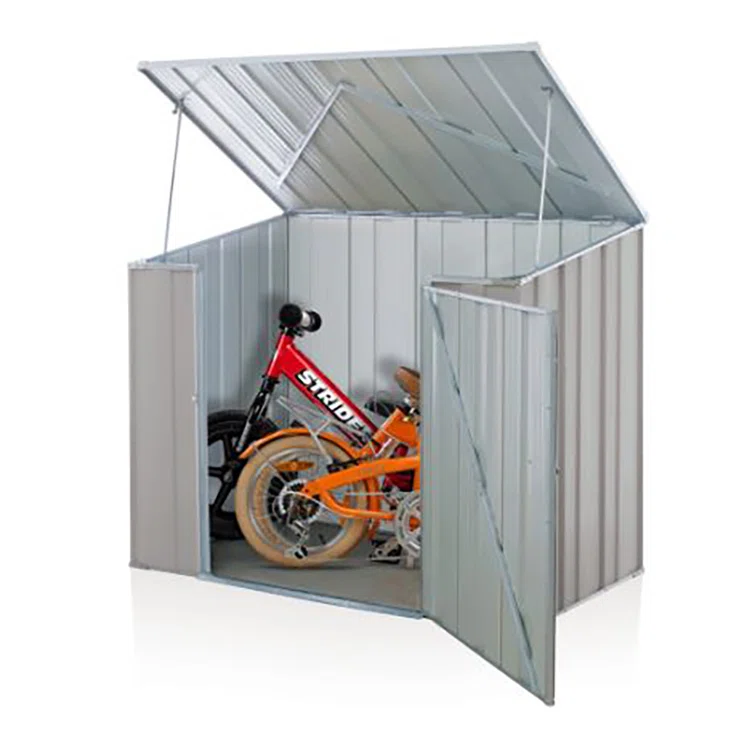 True Buildings 6 ft. W x 4 ft. D Outdoor Metal Garden/Backyard Storage Shed