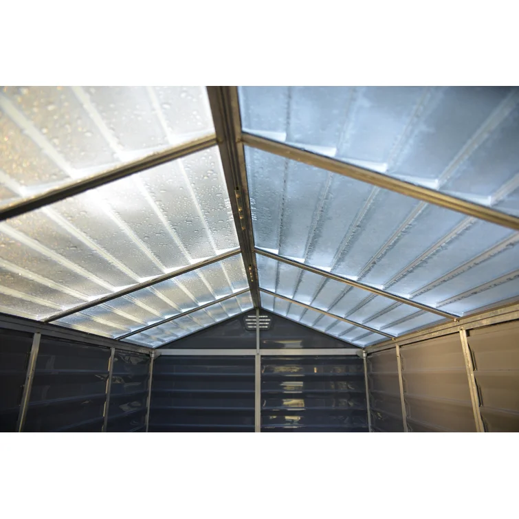 Skylight Polycarbonate Storage Shed