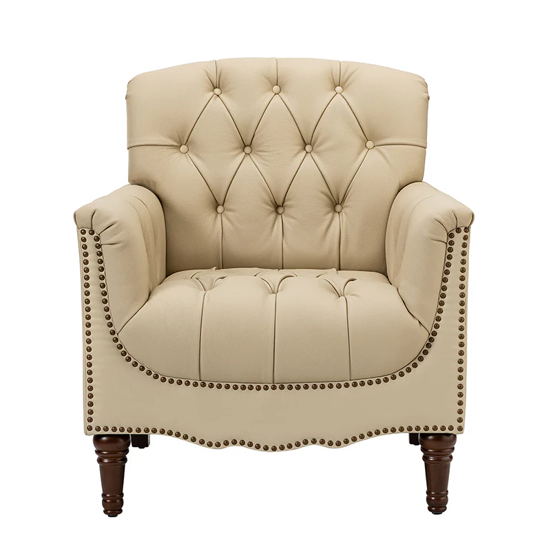 Enrique Genuine Leather Armchair