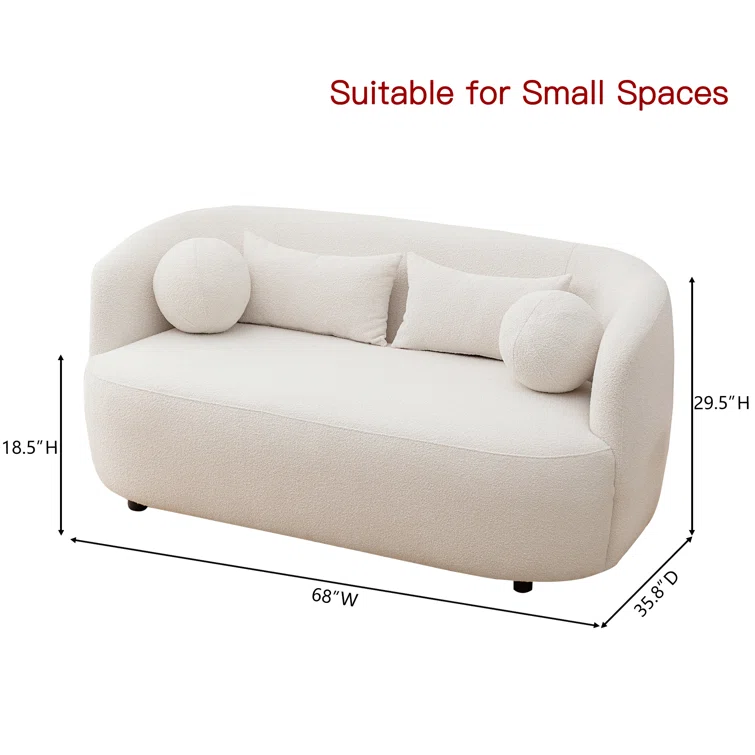 Brinae 68'' Upholstered Loveseat