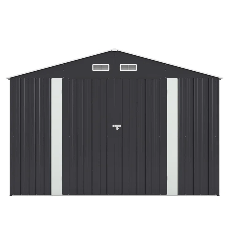 8 ft. W x 6 ft. D Metal Garage Shed