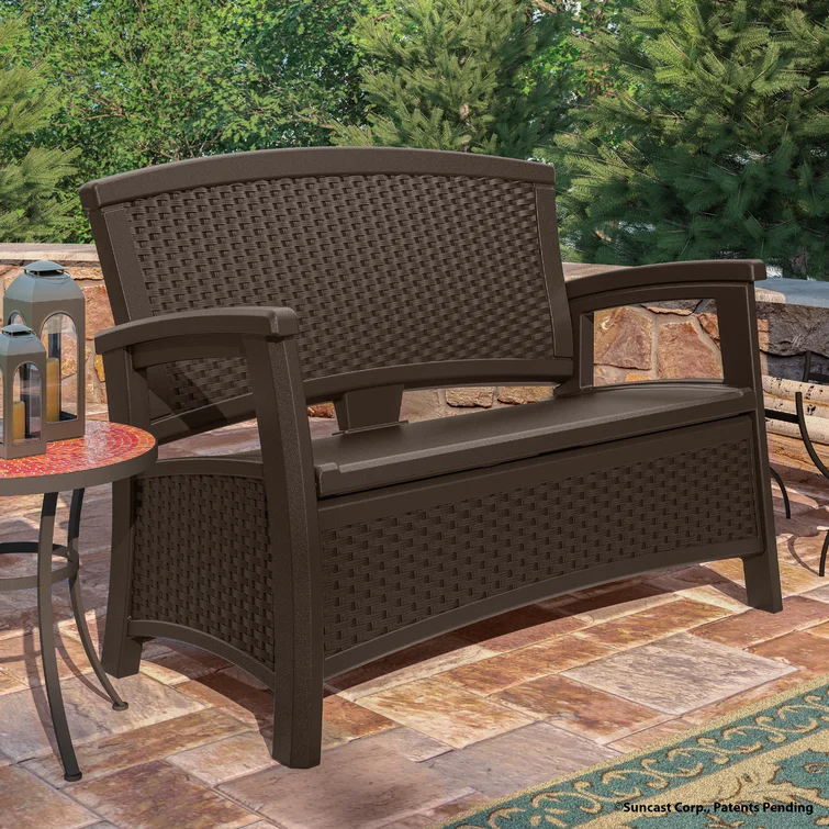 Elements 47'' Resin Outdoor Loveseat