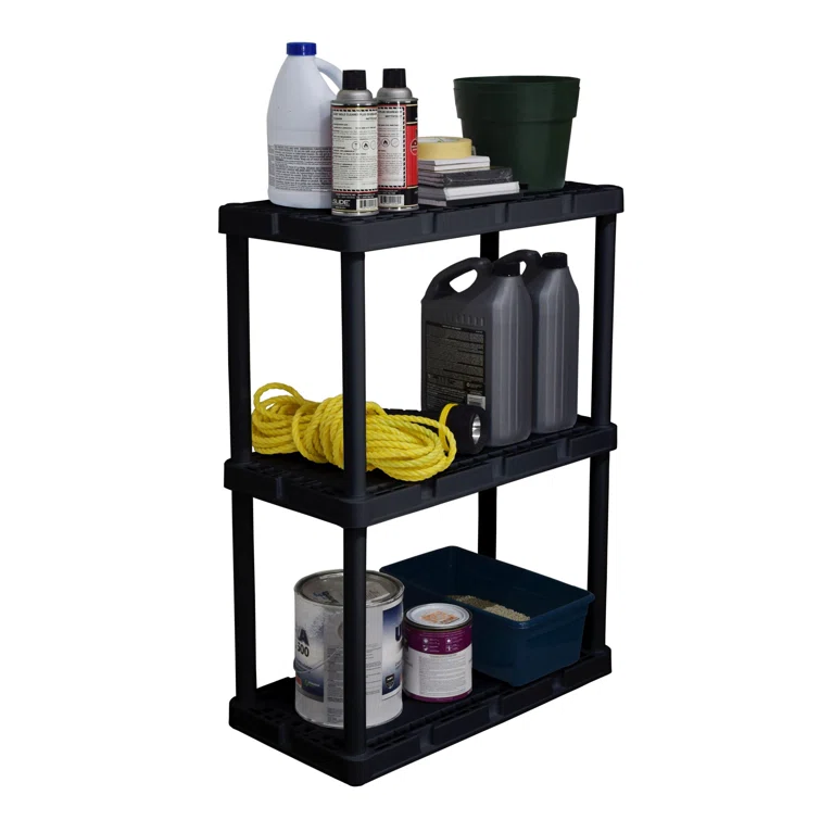 12'' W Plastic Shelving Unit