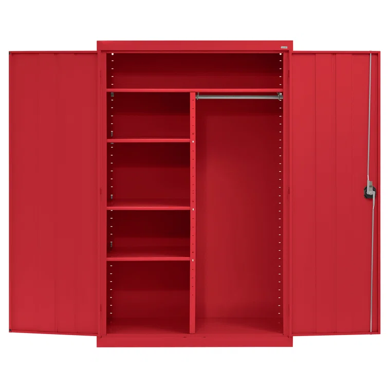 Steel Single Storage Cabinet ( 72'' H x 46'' W x 24'' D)