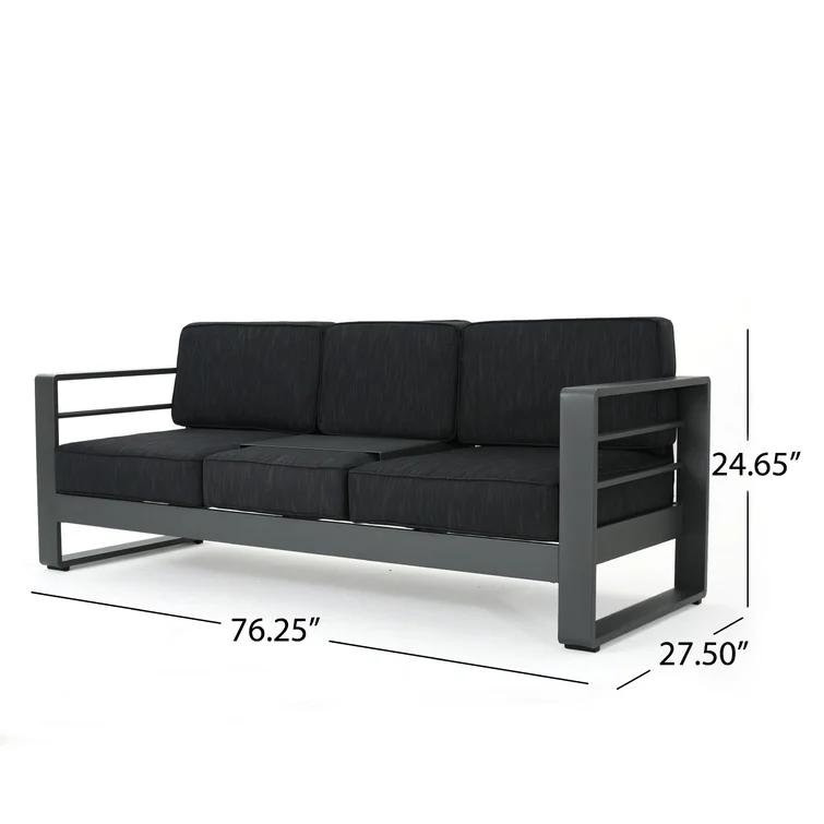 Caggiano 5 - Person Outdoor Seating Group with Cushions