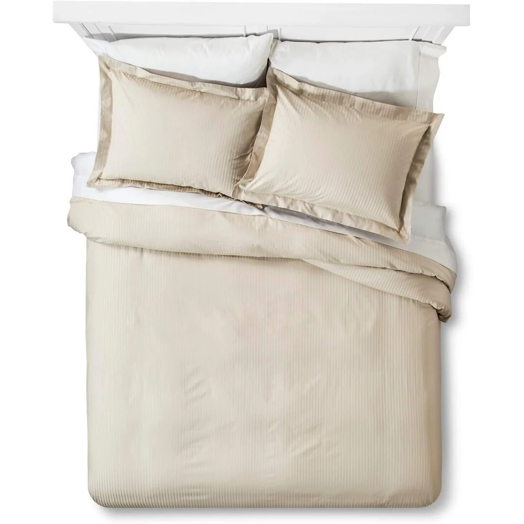 Feather & Stitch 500 Thread-Count Luxury Duvet Cover Set