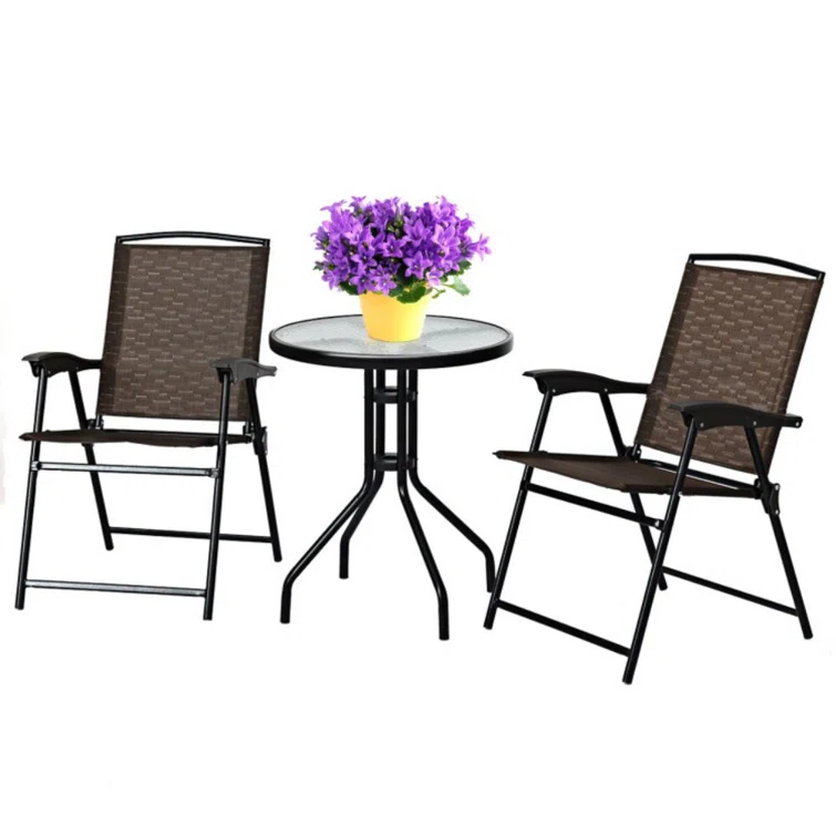 Bevard 2 - Person Round Outdoor Dining Set