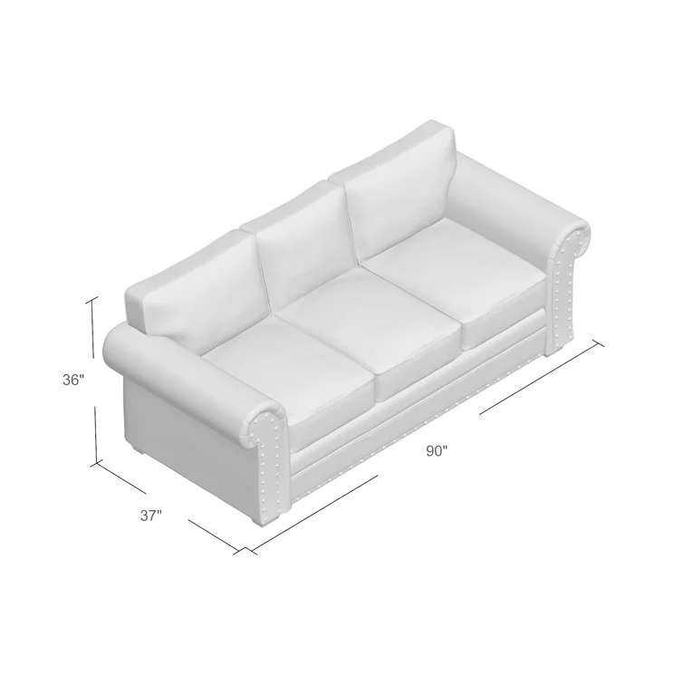 Erwin 90'' Upholstered Sofa
